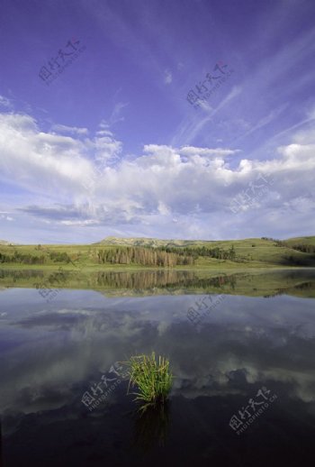 湖泊自然景观图片