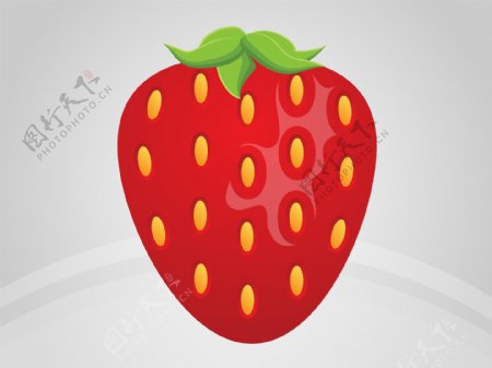 矢量草莓图标