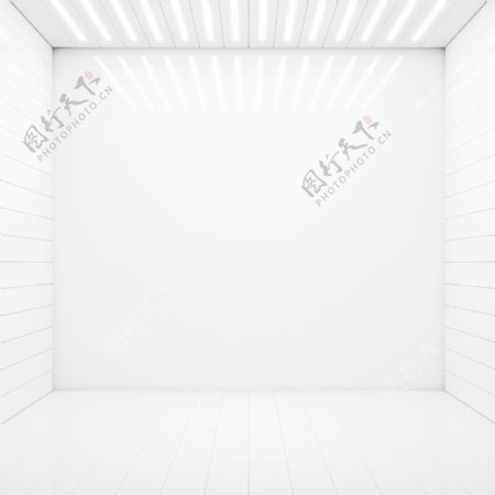 白色空间板房图片
