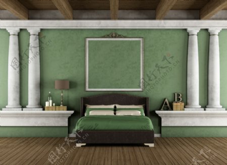 欧式古典卧室装修设计图片