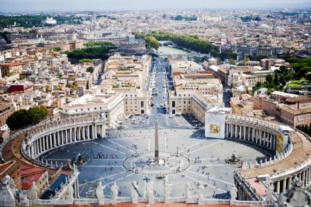 罗马城市空中照图片