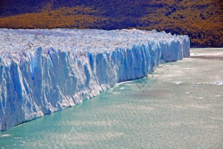 北极冰川风景图片