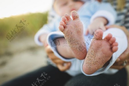 宝宝的脚沙
