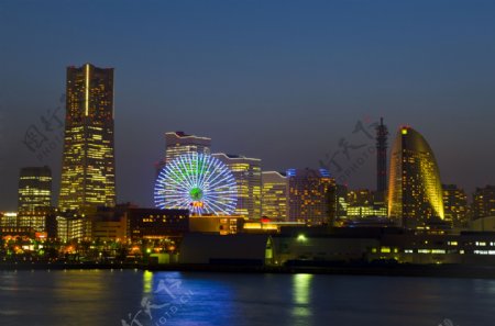 日本城市建筑夜景
