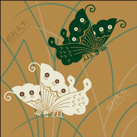 蝴蝶图案设计图片