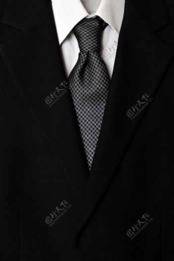 圆点领带商务男人图片