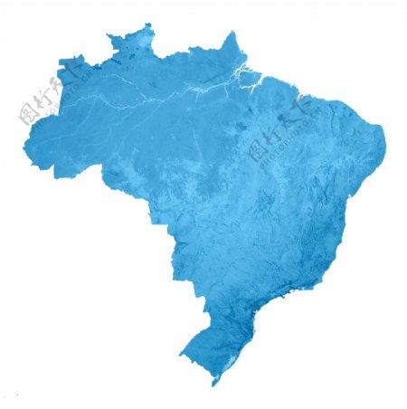 巴西地图图片