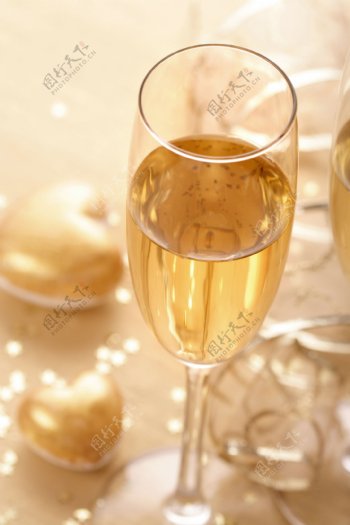 香槟美酒背景图片