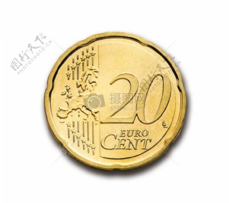 一枚20欧元硬币