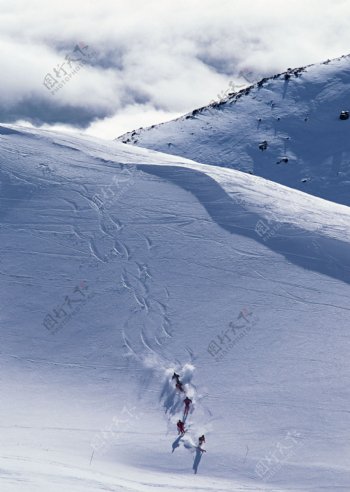 体育运动滑雪图片
