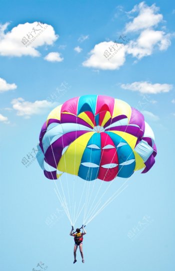 跳伞运动高清图片