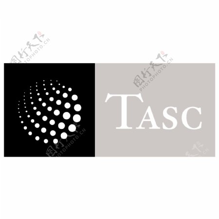 TASC点面logo设计