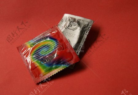 色彩缤纷的避孕套