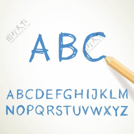 创意字母字体