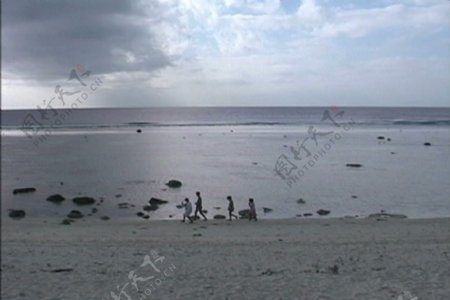 拉罗汤加岛的泻湖股票视频录像的孩子视频免费下载