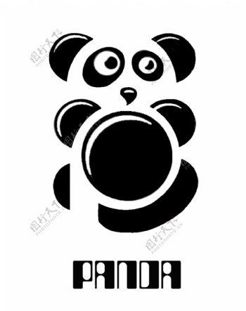 熊猫动物园标志