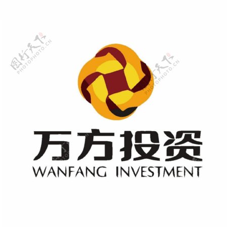 万方投资logo