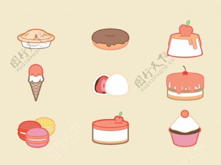 甜品蛋糕图标