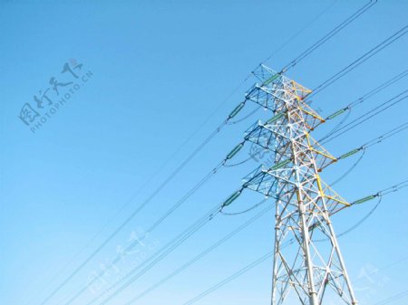 工业生产电力电线图片