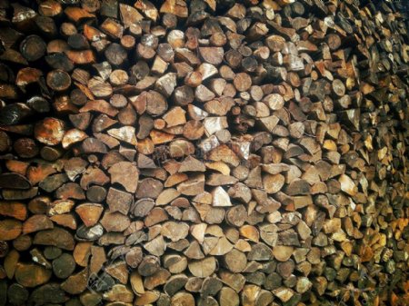 灰色的木材碎片