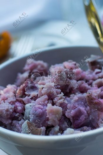 紫色的土豆