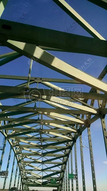 桥金属几何主题极简主义