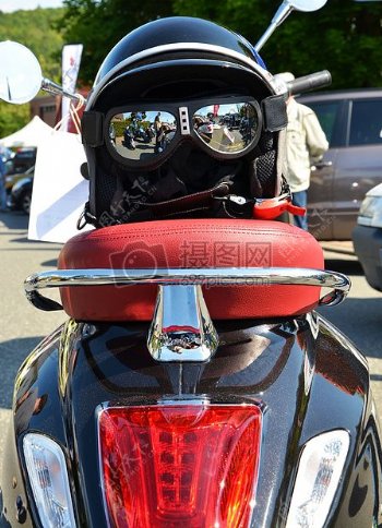 摩托车上的太阳镜