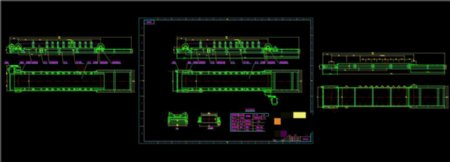 桥式皮带机简图CAD机械图纸