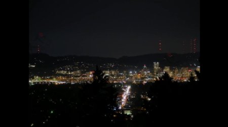 城市夜景视频拍摄