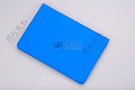 蓝色的平板电脑
