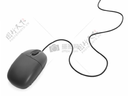 黑色的电脑鼠标