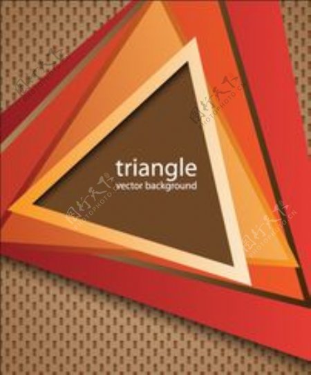 三角元素背景图片