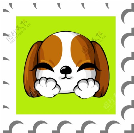 宠物狗矢量动物卡通动物AI格式0122