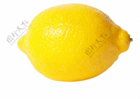 一个横放的柠檬图片