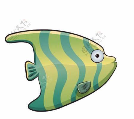 卡通海底小鱼EPS