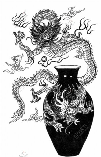 龙纹图案吉祥图案中国传统图案471