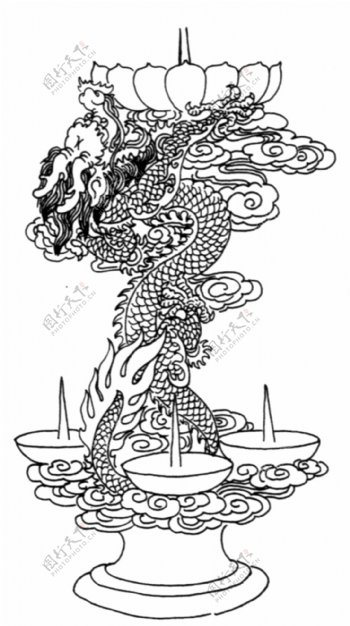龙纹图案吉祥图案中国传统图案489