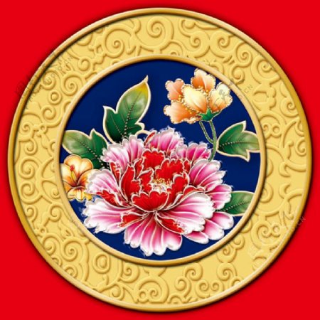 中国风传统牡丹花图片
