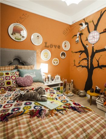 北欧儿童卧室装修效果图