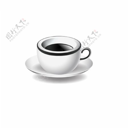 白色咖啡杯瓷器