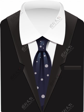 男性西服领带