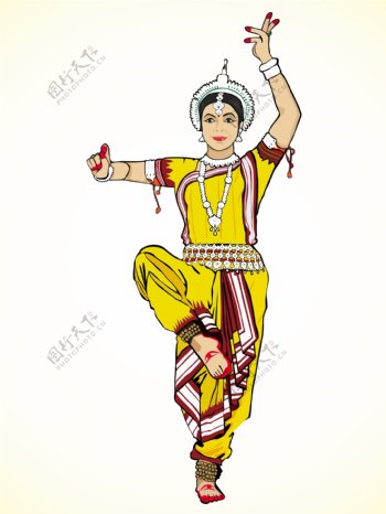 印度舞者