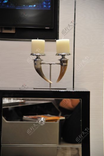 时尚客厅创意蜡烛设计图