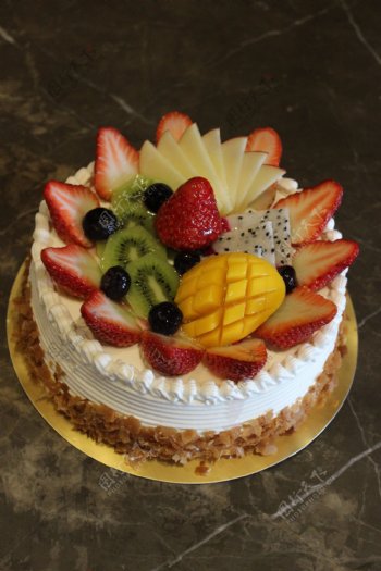 水果蛋糕图片