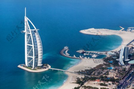 迪拜酒店风景图片