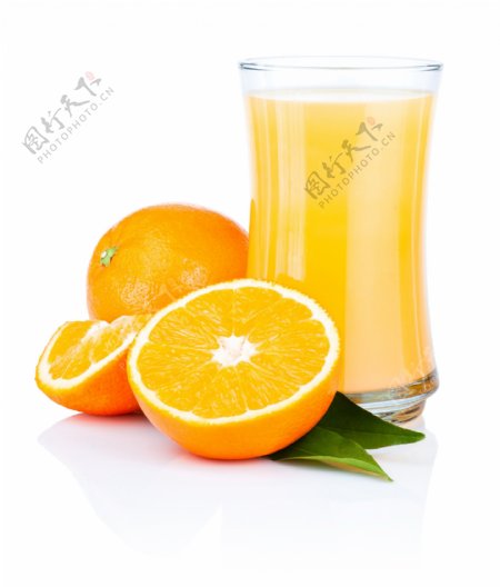 唯美鲜橙汁图片