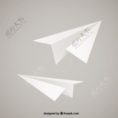 纸飞机的插图
