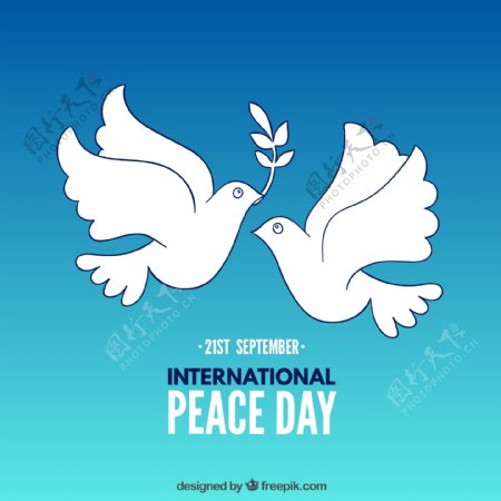 国际和平日插图