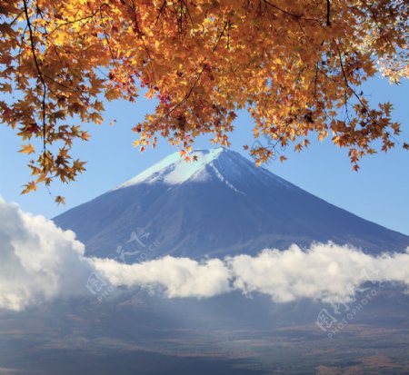 日本富士山风景图片
