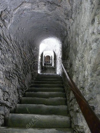 城堡里面的楼梯